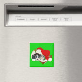 Aimant Noël avec chiot et chaton (In Situ (Lave-vaisselle))