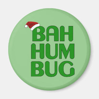 Aimant Noël Bah Humbug Chemise Art-Xmas Humbug Père Noël