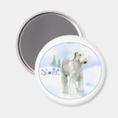 Aimant Noel Bedlington Terrier (Recto/Verso)