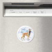 Aimant Noel Belge Malinois (In Situ (Lave-vaisselle))