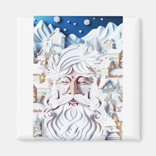 AIMANT NOËL BLANC (Devant)