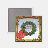 Aimant Noël canadien (Recto/Verso)
