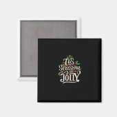 Aimant Noël C'Est La Saison Jolly (Recto/Verso)
