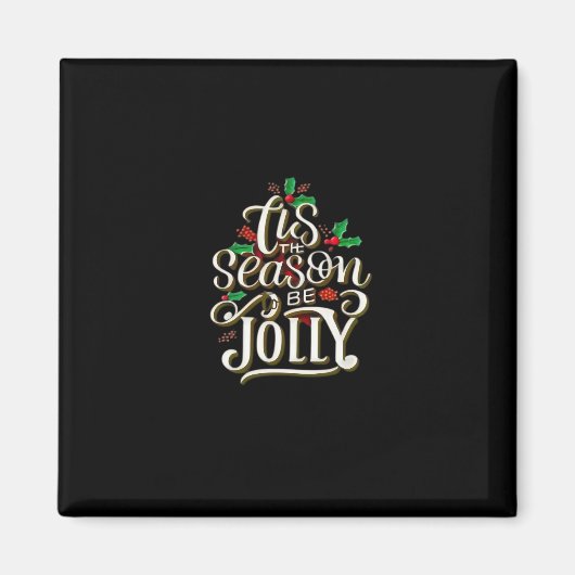 Aimant Noël C'Est La Saison Jolly (Devant)