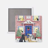 Aimant Noël chaud (Recto/Verso)