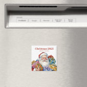 Aimant Noël classique de Jolly Santa Claus (In Situ (Lave-vaisselle))