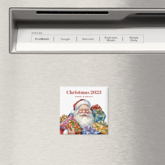 Aimant Noël classique de Jolly Santa Claus (In Situ (Lave-vaisselle))
