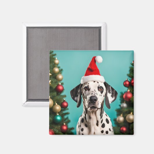 Aimant Noël dalmate (Recto/Verso)