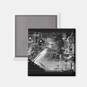 Aimant Noël dans la ville (Recto/Verso)