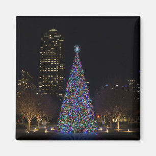 Aimant Noël Dans Le Centre De Dallas