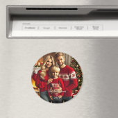 Aimant Noël de la famille de photos personnalisées (In Situ (Lave-vaisselle))