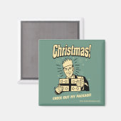 Aimant Noël : Découvrez mon forfait (Recto/Verso)