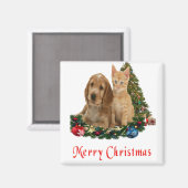 Aimant Noël des animaux (Recto/Verso)
