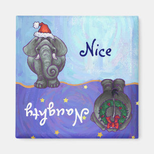 Aimant Noël des éléphants