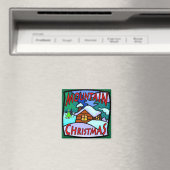Aimant Noël des montagnes (In Situ (Lave-vaisselle))