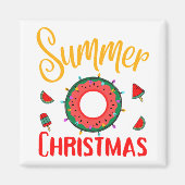 Aimant Noël d'été (Devant)