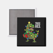 Aimant Noël Dinosaure Arbre Rex Garçons Filles Enfants Xm (Recto/Verso)