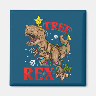 Aimant Noël Dinosaure Arbre Rex lumières TRex Xmas Cadeau