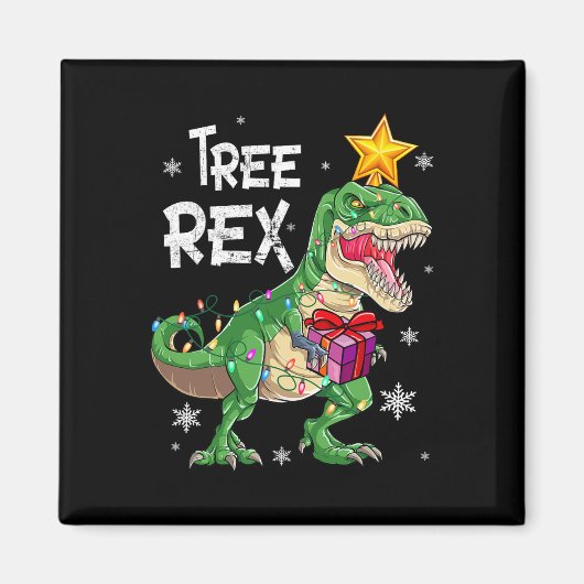 Aimant Noël Dinosaure Arbre Rex Pajamas Hommes Garçons En (Devant)