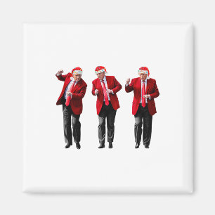 Aimant Noël Donald Trump Président 2024 Dancing Funn