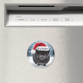 Aimant Noël doux noir Piggy (In Situ (Lave-vaisselle))