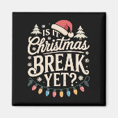 Aimant Noël drôle est-ce que c'est déjà les vacances de N (Devant)