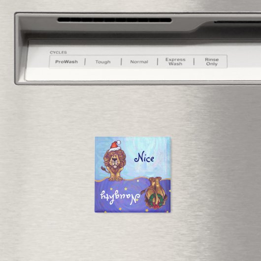 Aimant Noël du lion (In Situ (Lave-vaisselle))