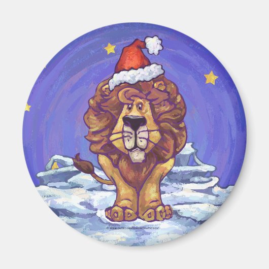 Aimant Noël du lion (Devant)