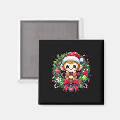 Aimant Noël du singe Noël Noël Noël (Recto/Verso)