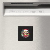 Aimant Noël du singe Noël Noël Noël (In Situ (Lave-vaisselle))