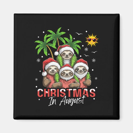 Aimant Noël en août (Devant)