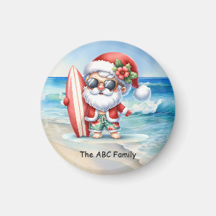 Aimant Noël en juillet avec SANTA CLAUS