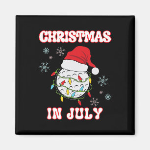 Aimant Noël en juillet Golf Fan Xmas Été Femmes Hommes K