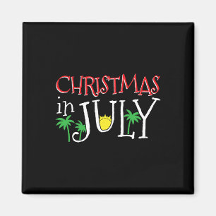 Aimant Noël en juillet Joyeux Noël Eté Drôle San