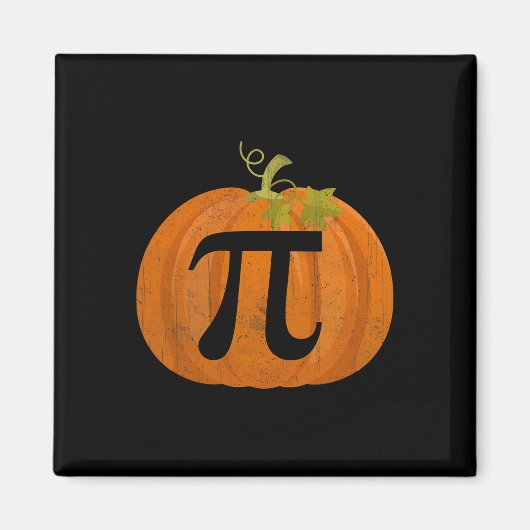 Aimant Noël - Fun Math Geek Math Citrouille Pie (Devant)