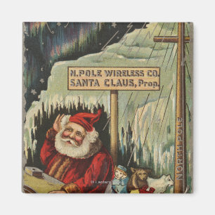 Aimant Noël GreetingSanta au Pôle Nord