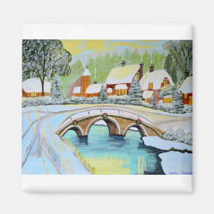 Aimant Noël hiver