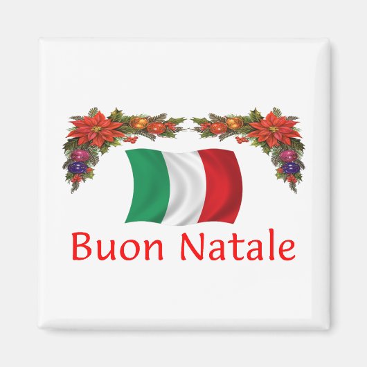 Aimant Noël Italie (Devant)