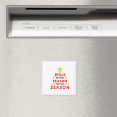 Aimant Noël Jésus est la raison de la saison (In Situ (Lave-vaisselle))