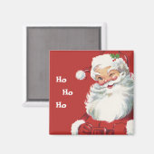 Aimant Noël, Jolly Santa Claus en train de couler (Recto/Verso)
