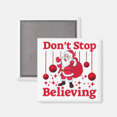 Aimant Noël Le Père Noël croit (Recto/Verso)