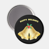 AIMANT NOËL MAGNÉTIQUES, ROND, FAVEURS, STOCKS STUFFERS (Recto/Verso)