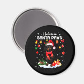 Aimant Noël mignon Dachshund (Recto/Verso)