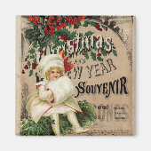 Aimant Noël Nouvel An Souvenir Ephemera Poster (Devant)