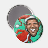 Aimant Noël Obama (Recto/Verso)