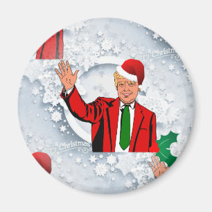 Aimant noël père Noël donald trump