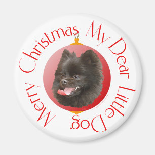 Aimant Noël Poméranien