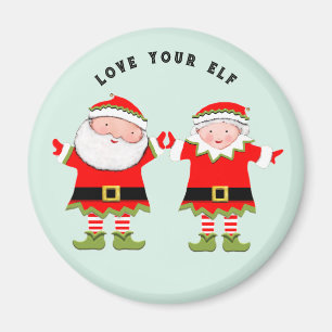 Aimant Noël pour un joli couple