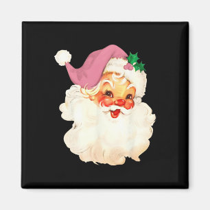 Aimant Noël rose vintage