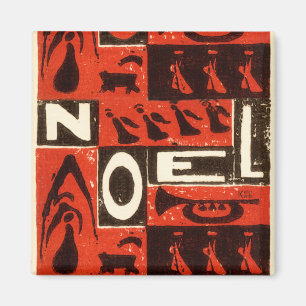 Aimant Noël Rouge